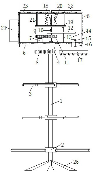 Three-dimensional planting frame suitable for garden corridor