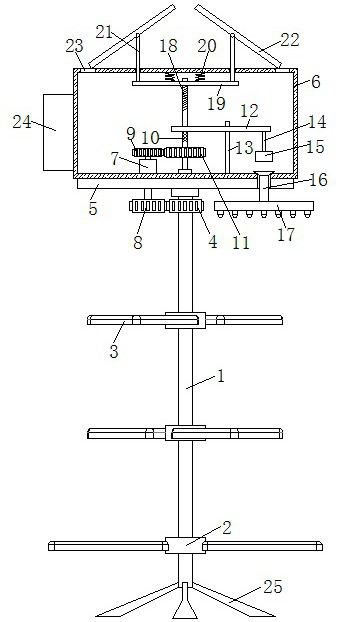 Three-dimensional planting frame suitable for garden corridor