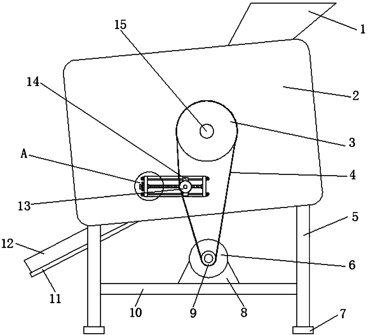 Wasted and used plastic pulverizing device