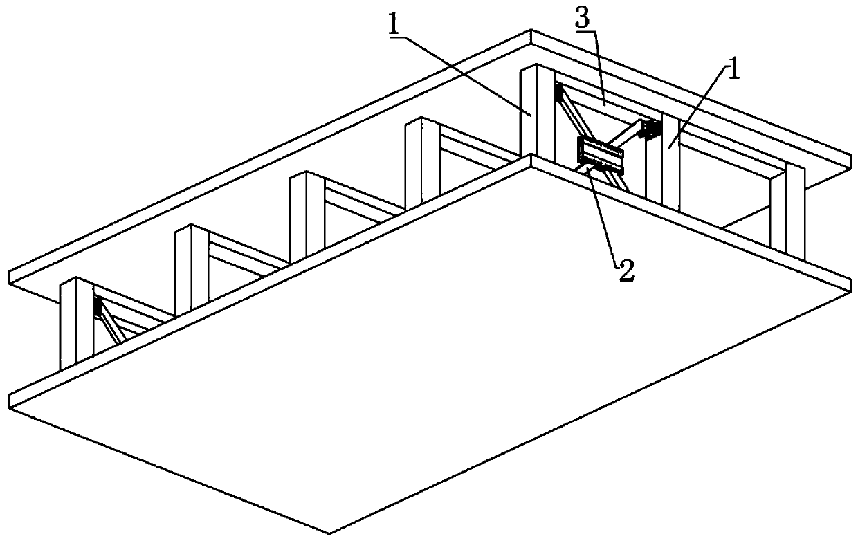 Reinforced concrete cast-in-place frame structure of a building