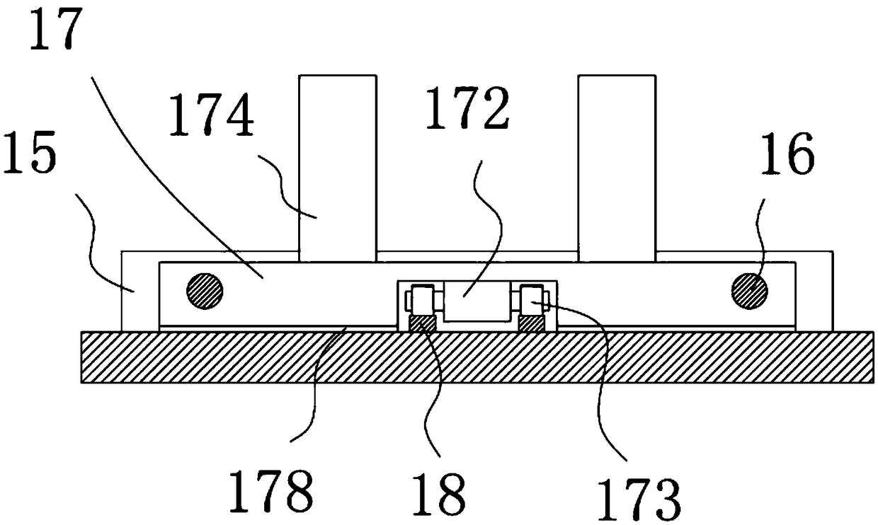 Small-scale copper wire winding mechanism capable of moving leftwards and rightwards