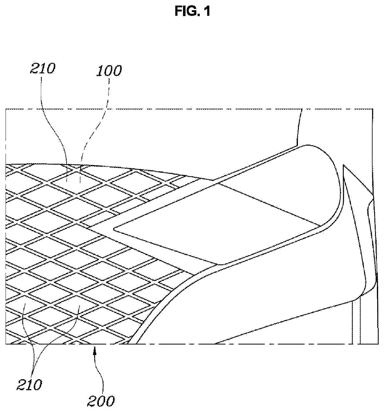 Hidden light device for vehicle