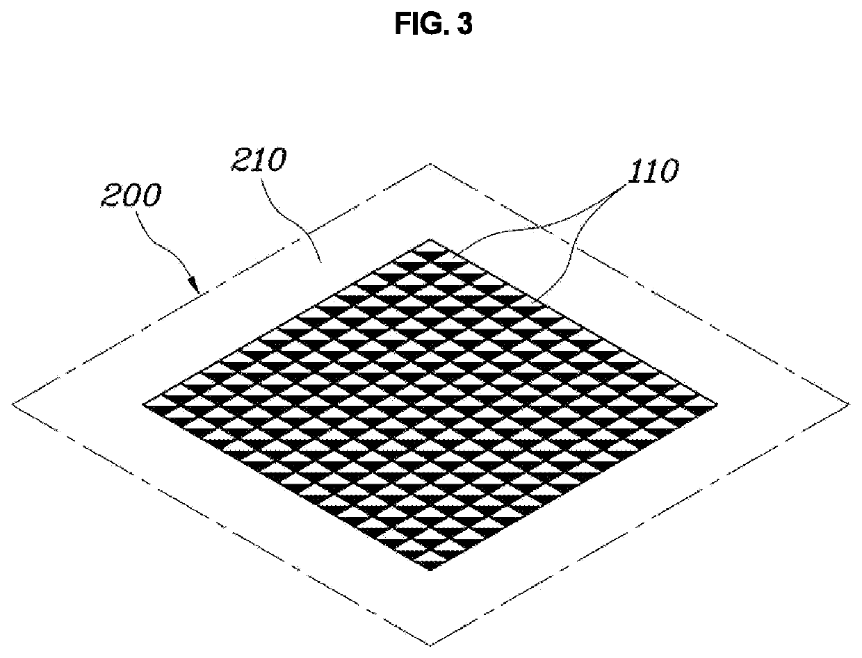 Hidden light device for vehicle