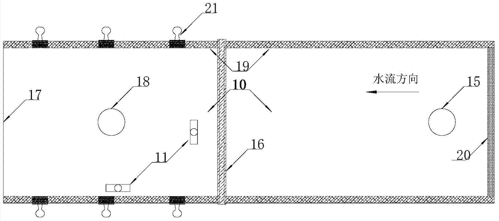 A method for obtaining the retention rate of slurry and the test system used therein