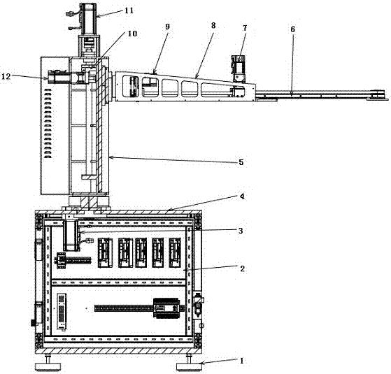 High-precision five-axis intelligent robot for stamping part carrying