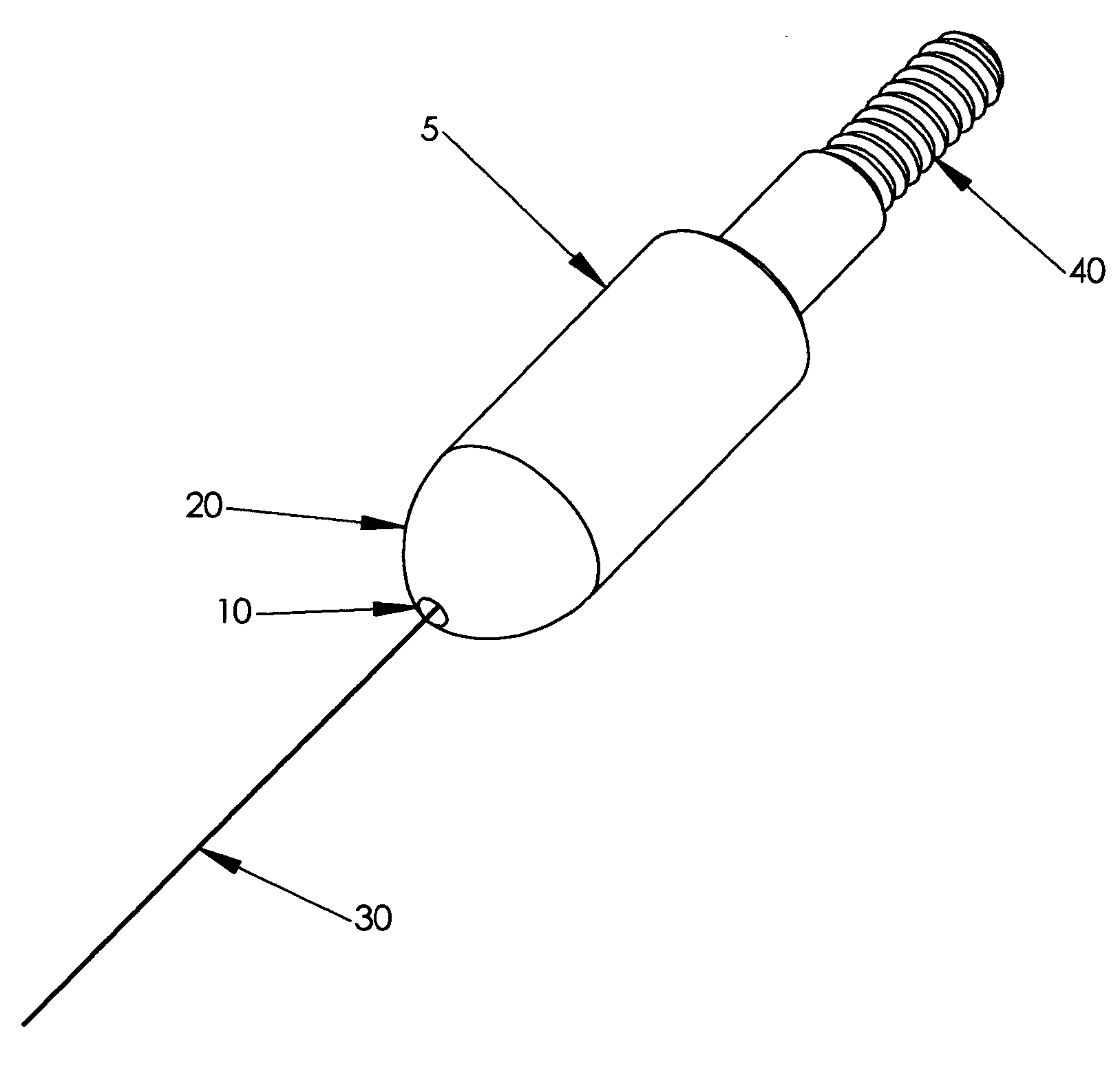 Archery laser arrow