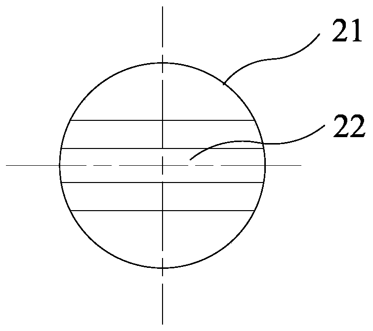 Nonanisotropic magnesium alloy bar extrusion forming mold