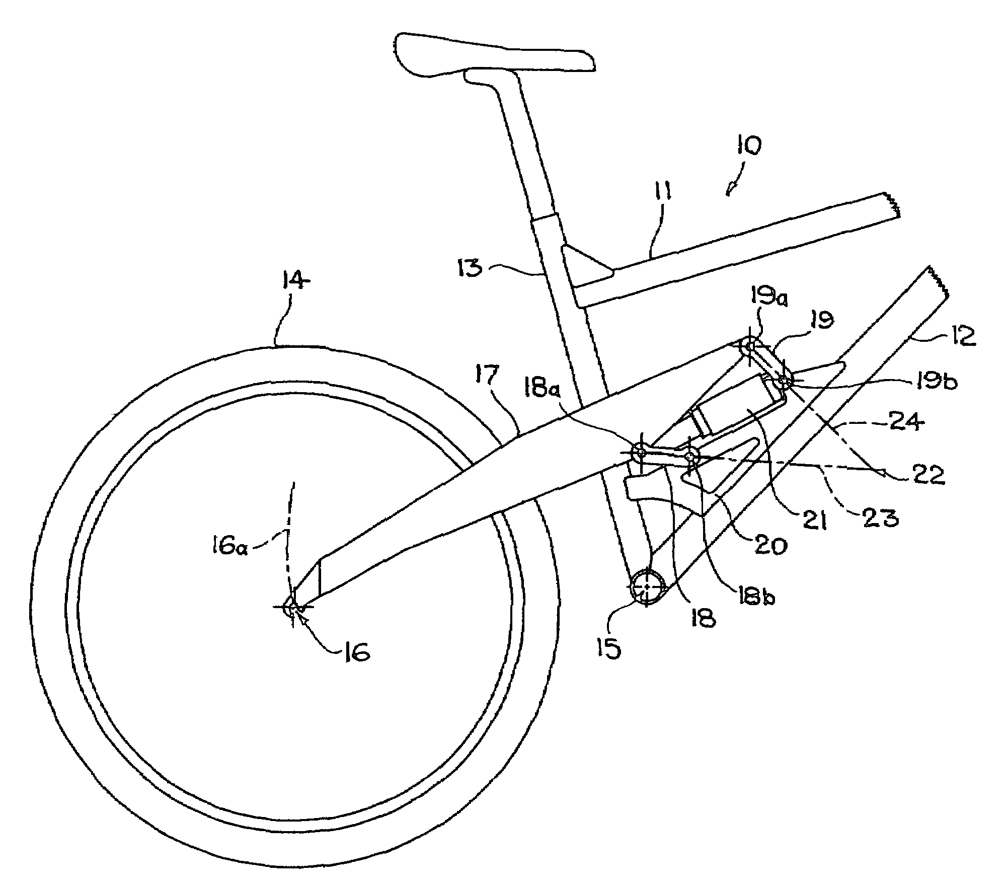 Bicycle rear suspension