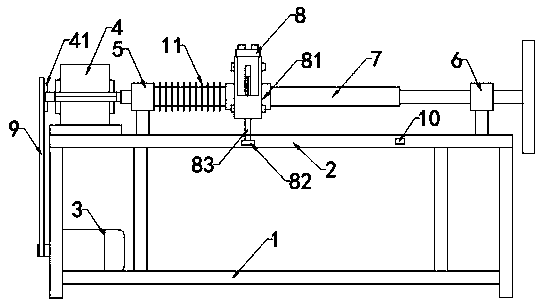 Metal spiral belt winding machine