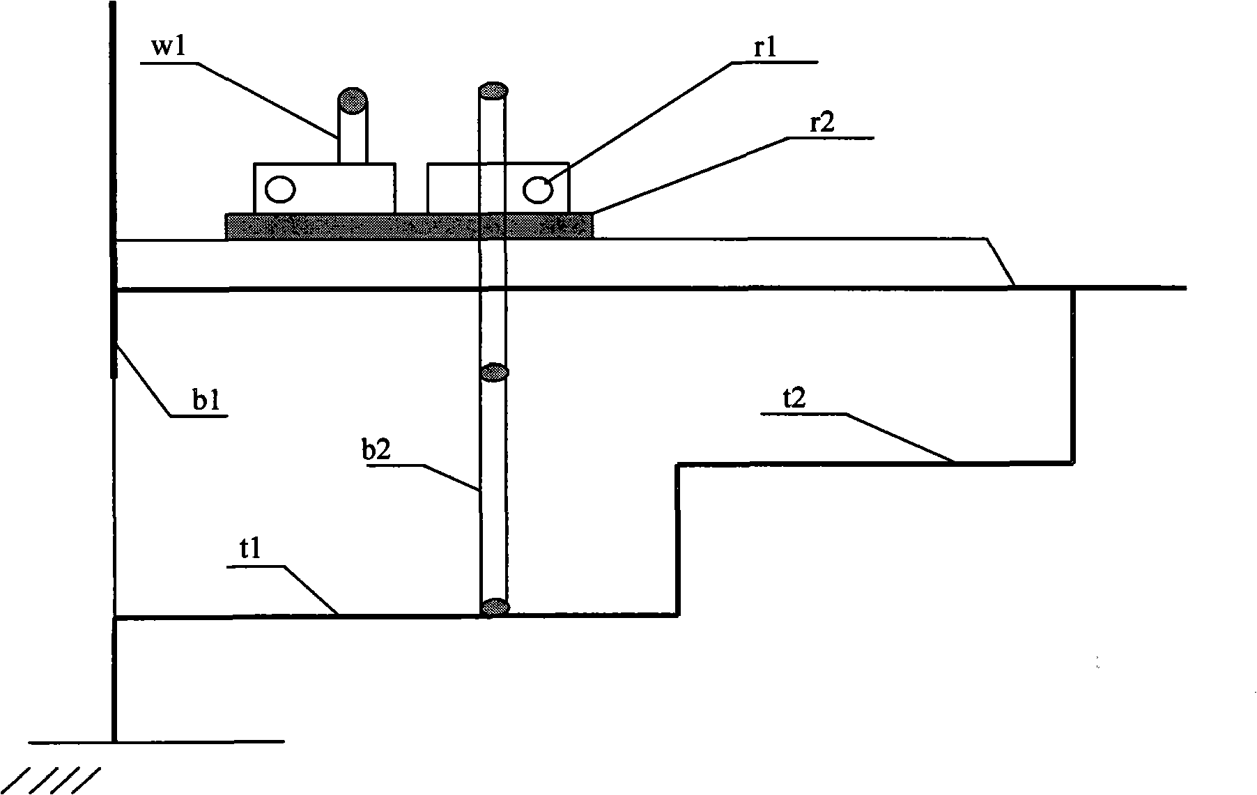 Device and method for collecting public traffic vehicle passenger flow