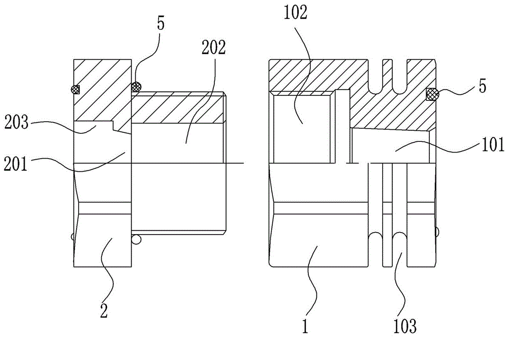 Wire separating type wire drawing combined die