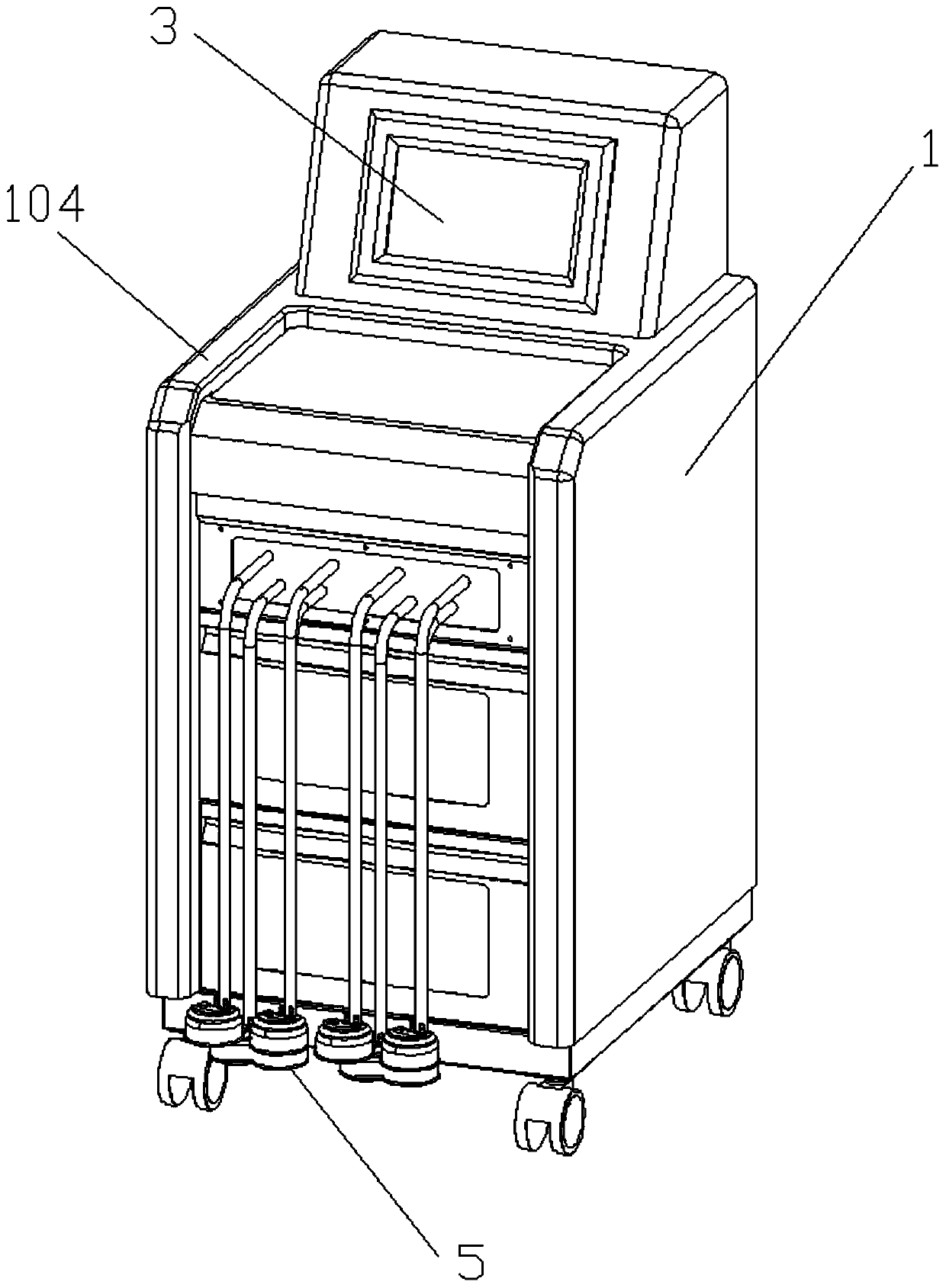 Intelligent moxibustion therapeutic instrument with intelligent ignition system