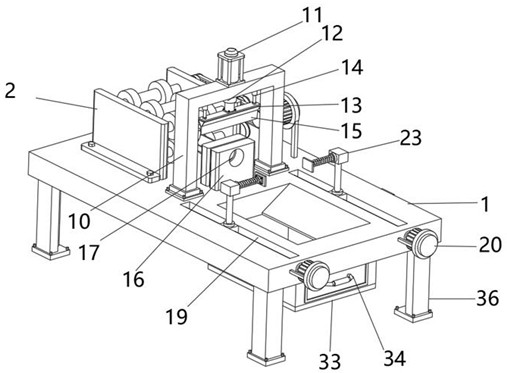 Air conditioner air pipe tail end hose production device