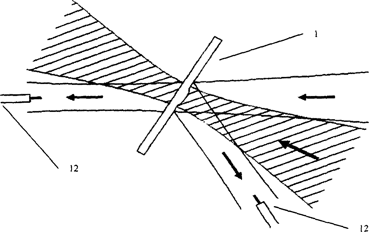 Transmissive and reflective film absorption measurement method and device for thermal lens