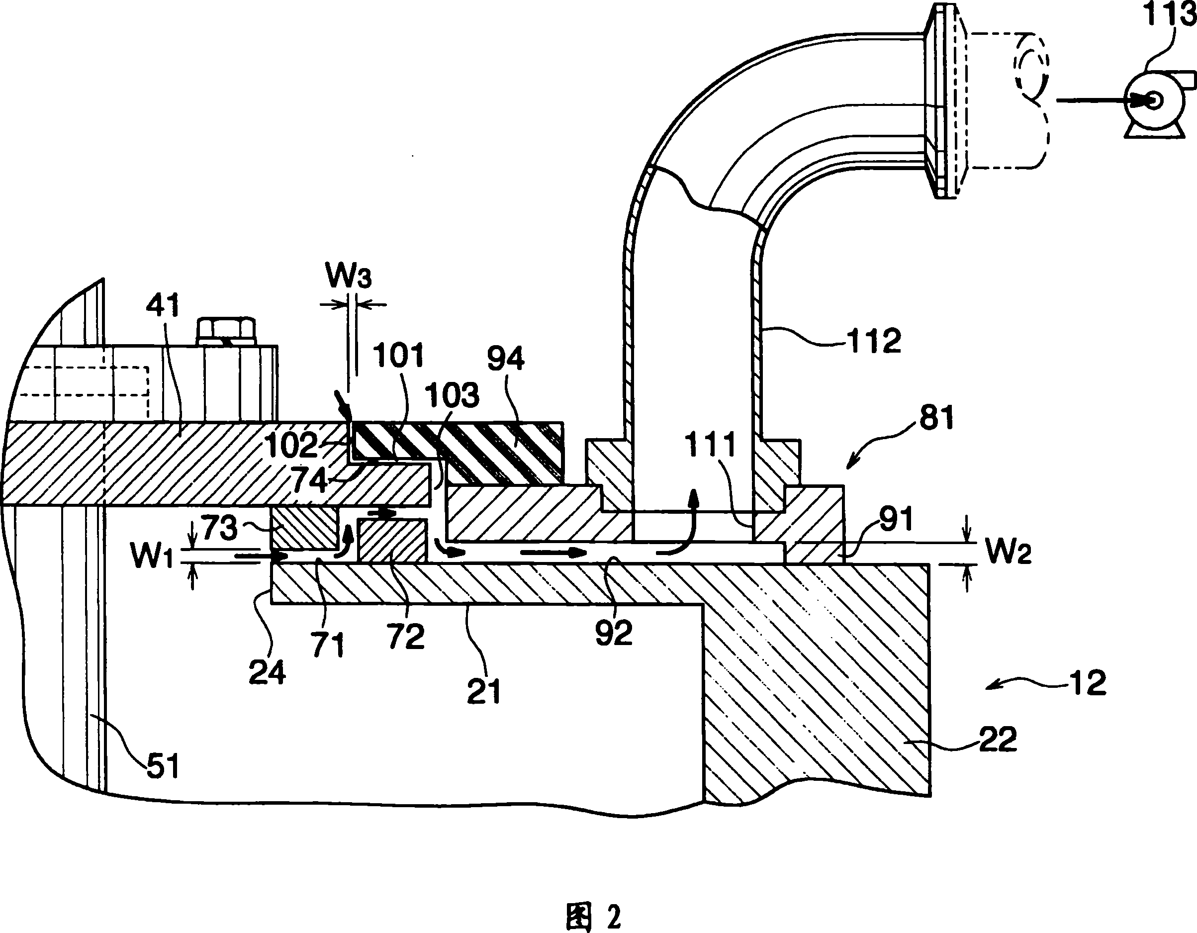 Rotary drum type sterilized filling device