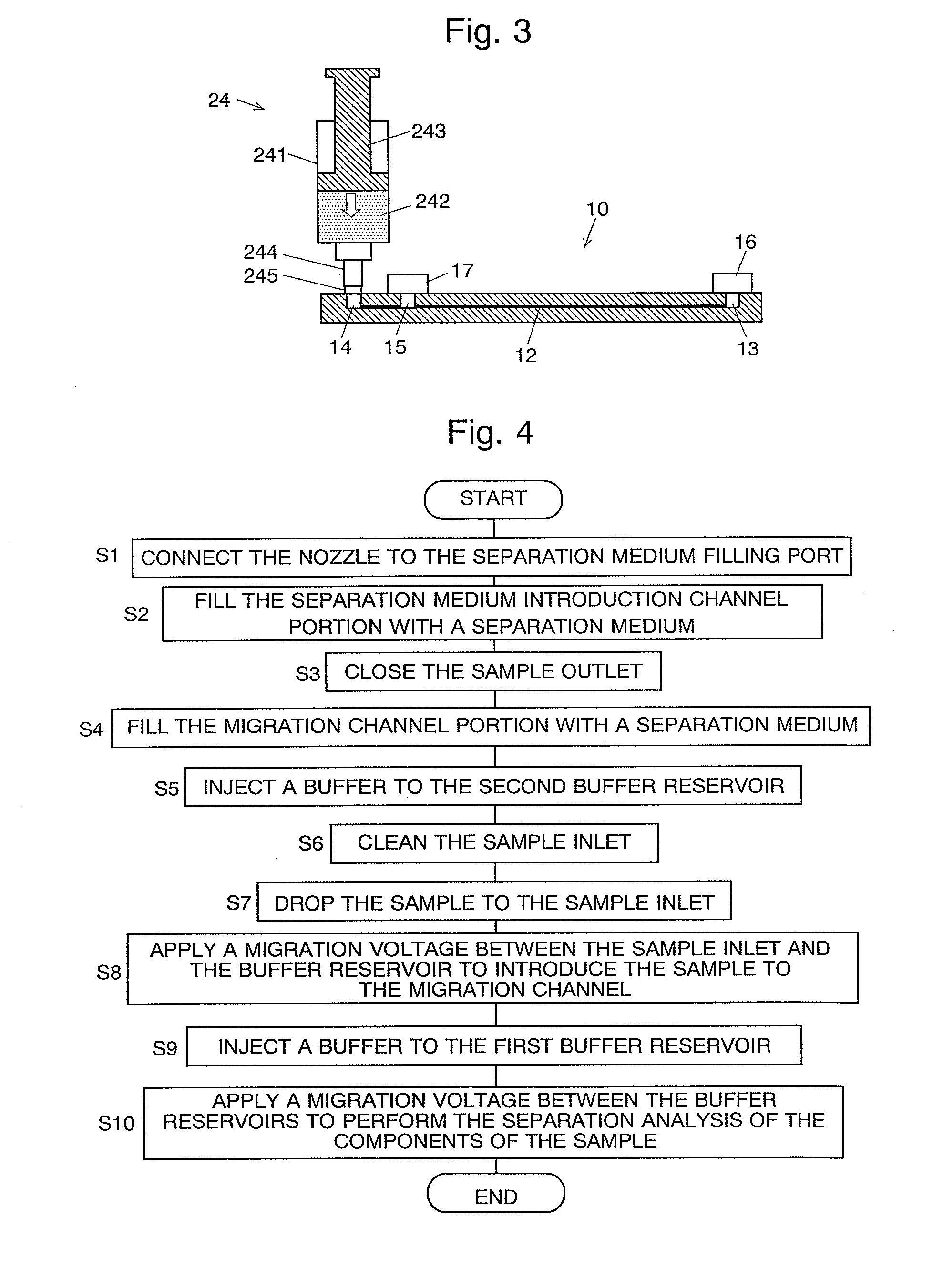 Electrophoretic chip and a method of electrophoresis