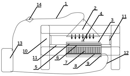 A method for detecting gene chip hybridization result