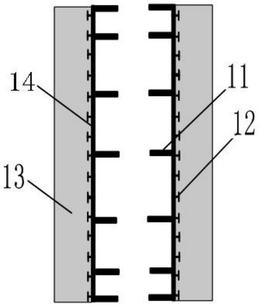 Connecting system of fabricated combined pier and bearing platform and construction method of connecting system