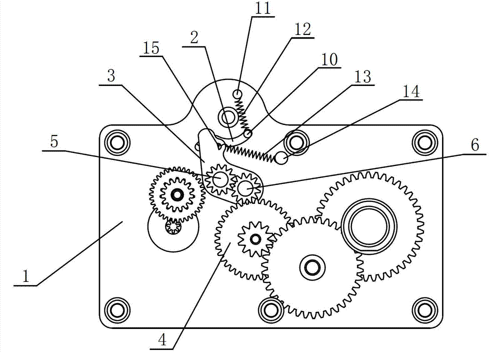 Swing type bidirectional positioning clutch