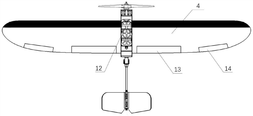 High-strength light-weight detachable fixed-wing reconnaissance and attack unmanned aerial vehicle