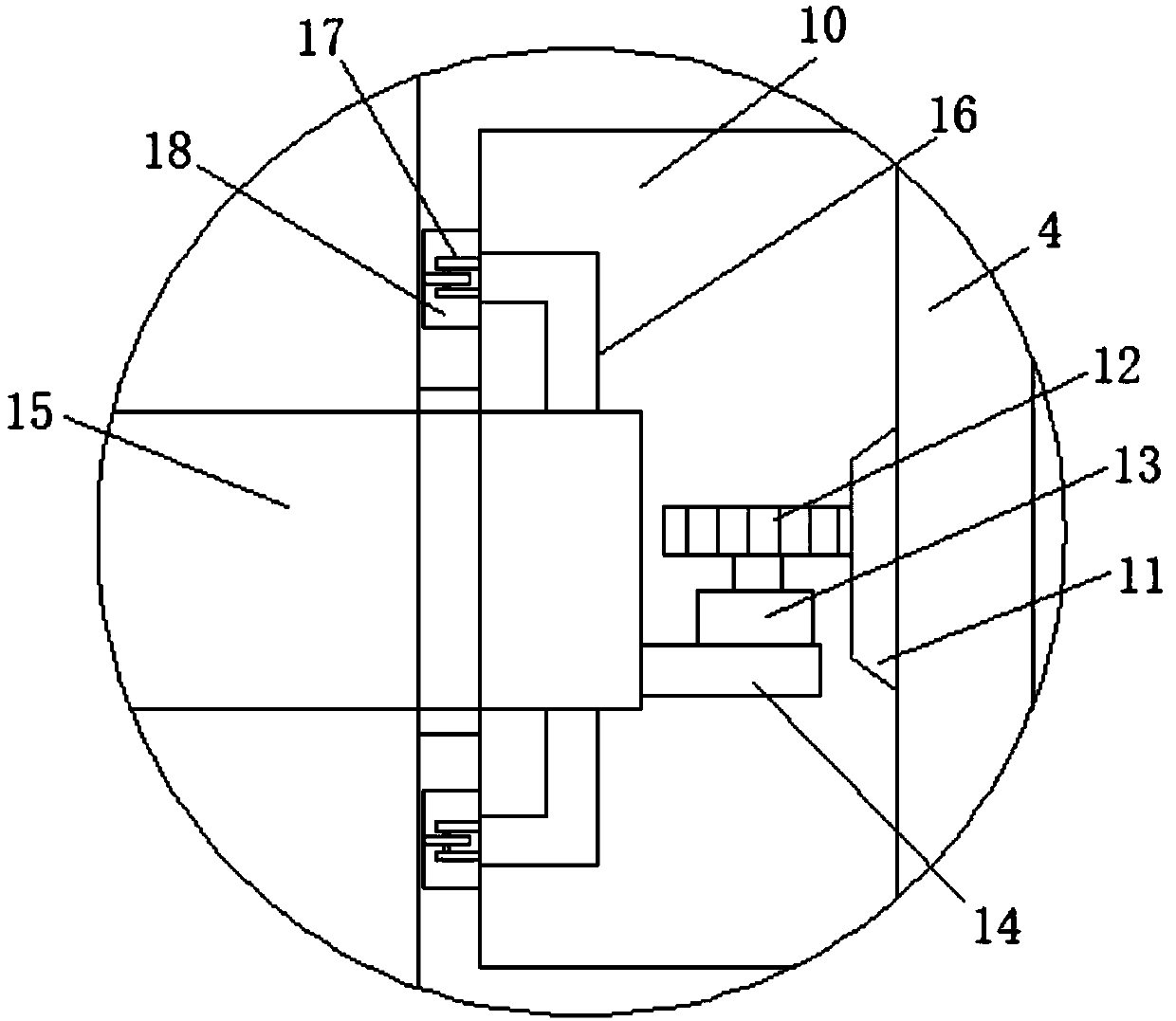 Dismounting device and dismounting method for touch screen and liquid crystal display screen