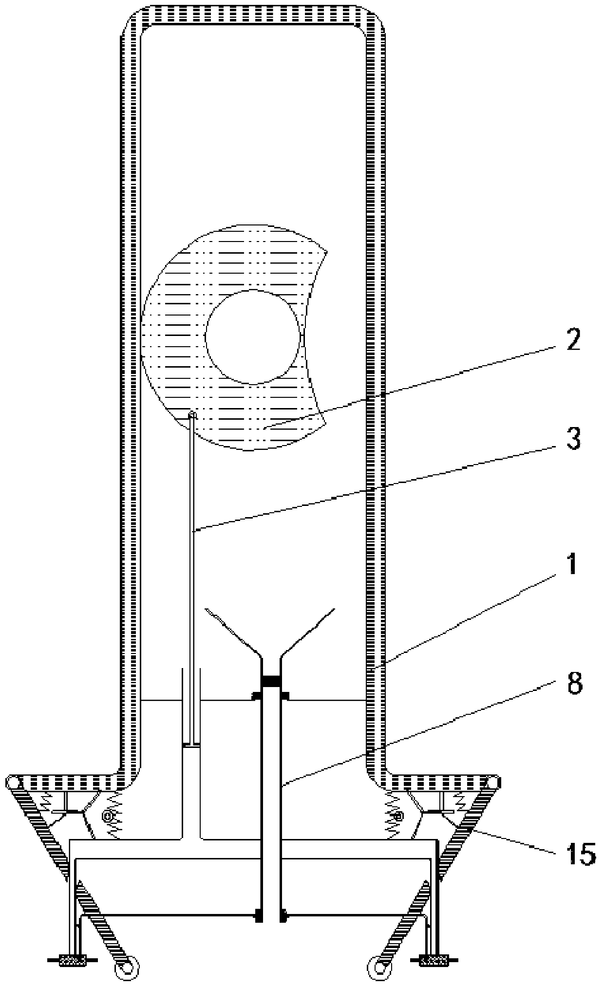 High-efficiency gastric lavage machine capable of accurately injecting water into stomach