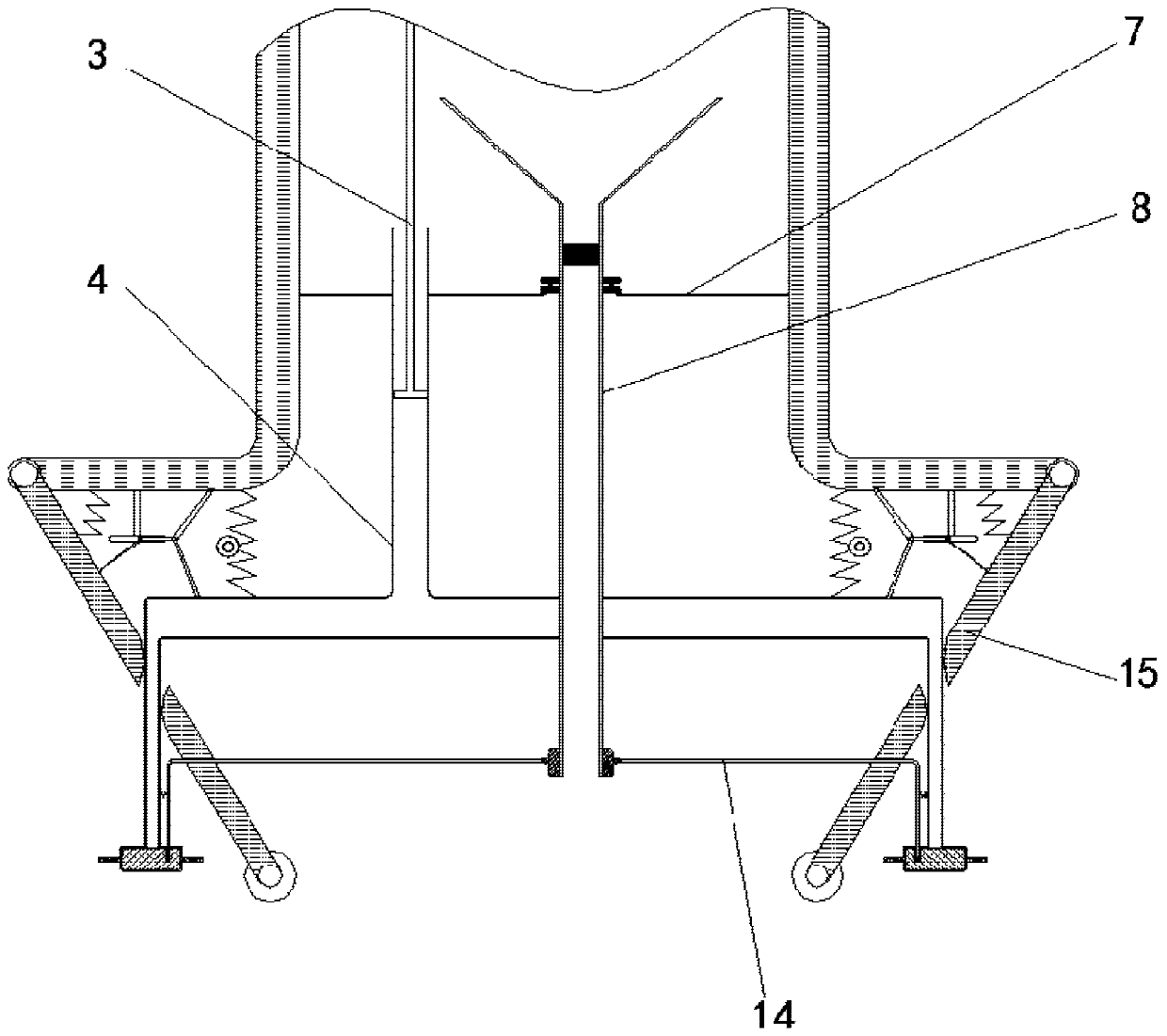 High-efficiency gastric lavage machine capable of accurately injecting water into stomach