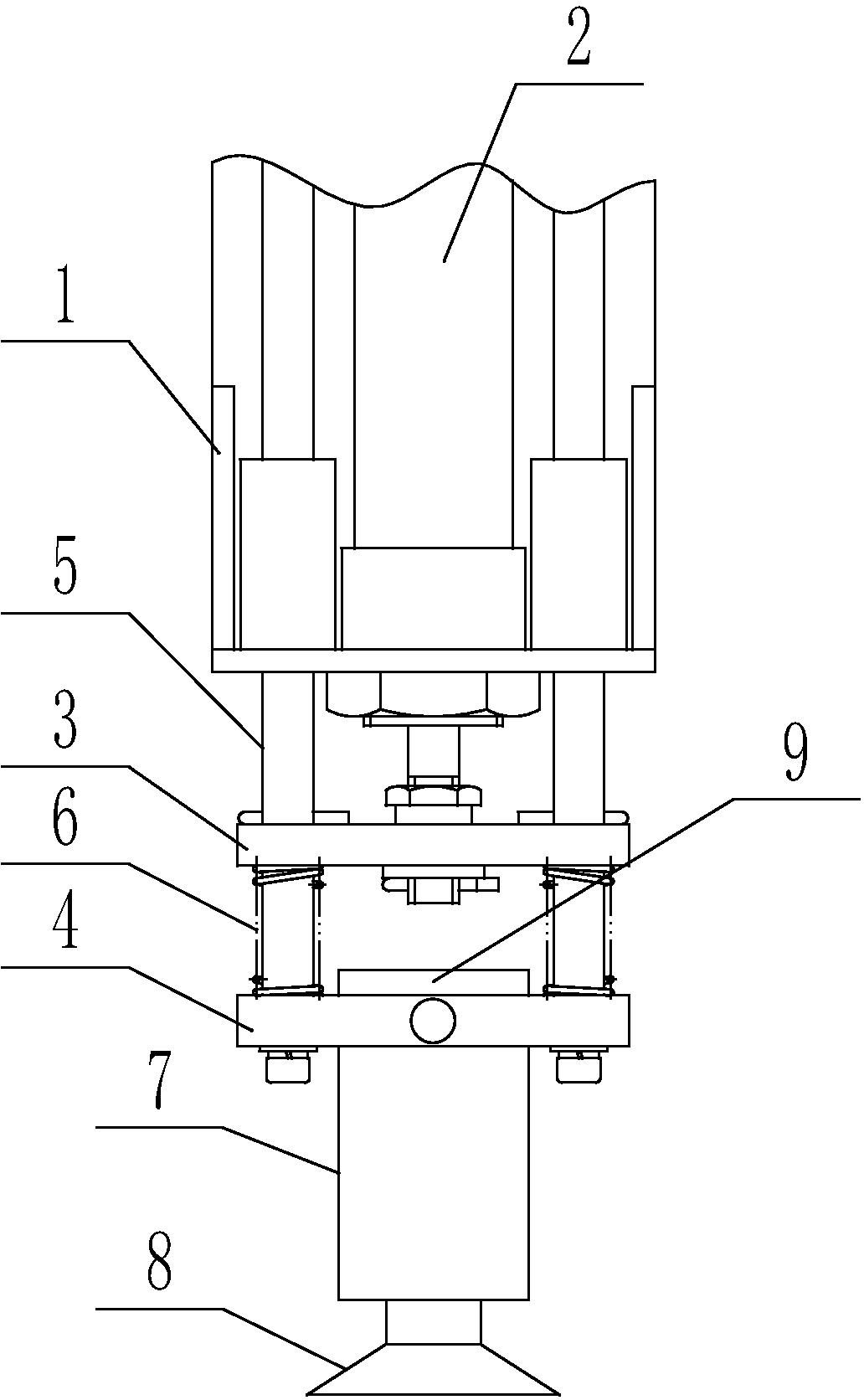 Material taking device