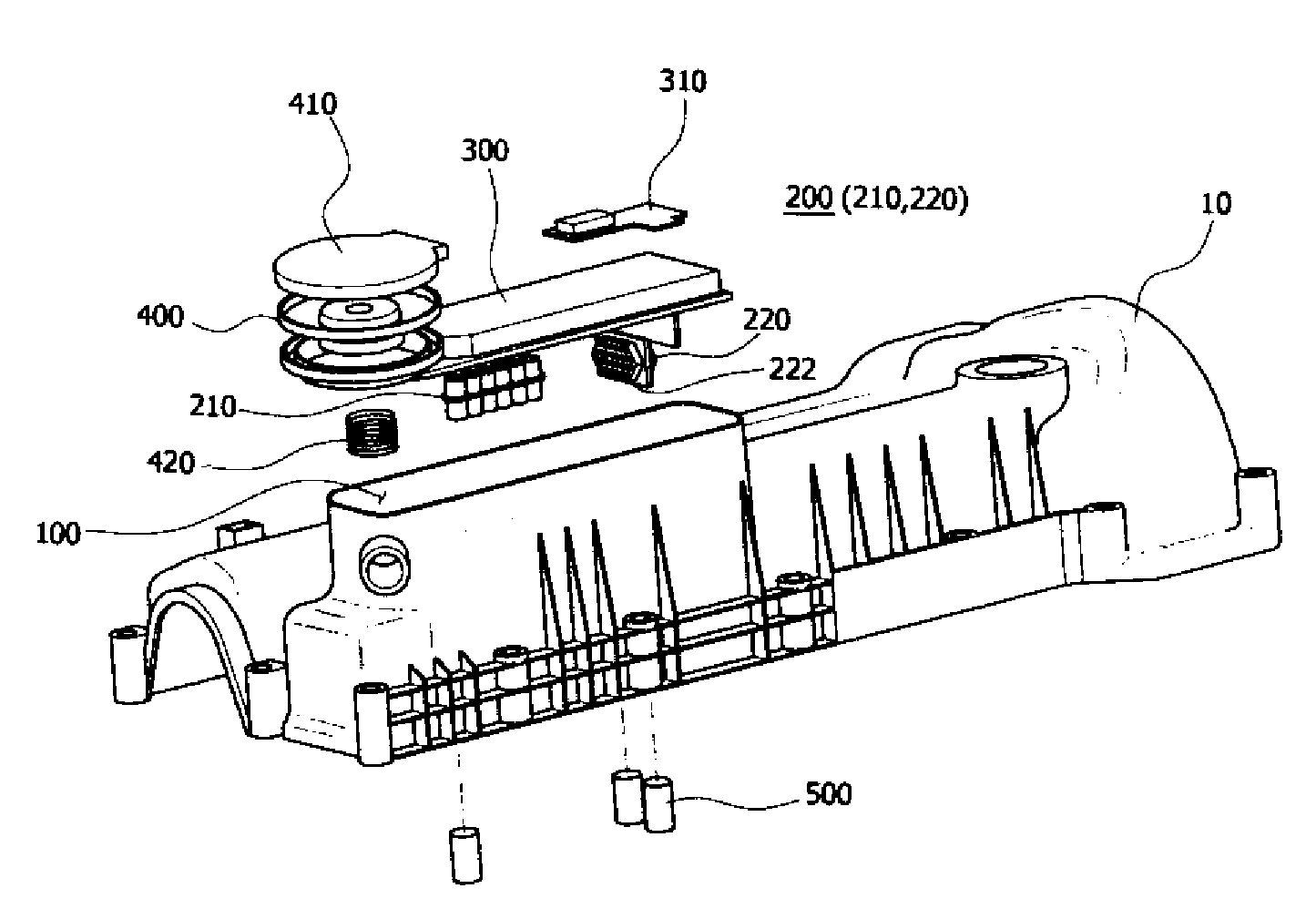 Device for Separating Oil From Blow-By Gas