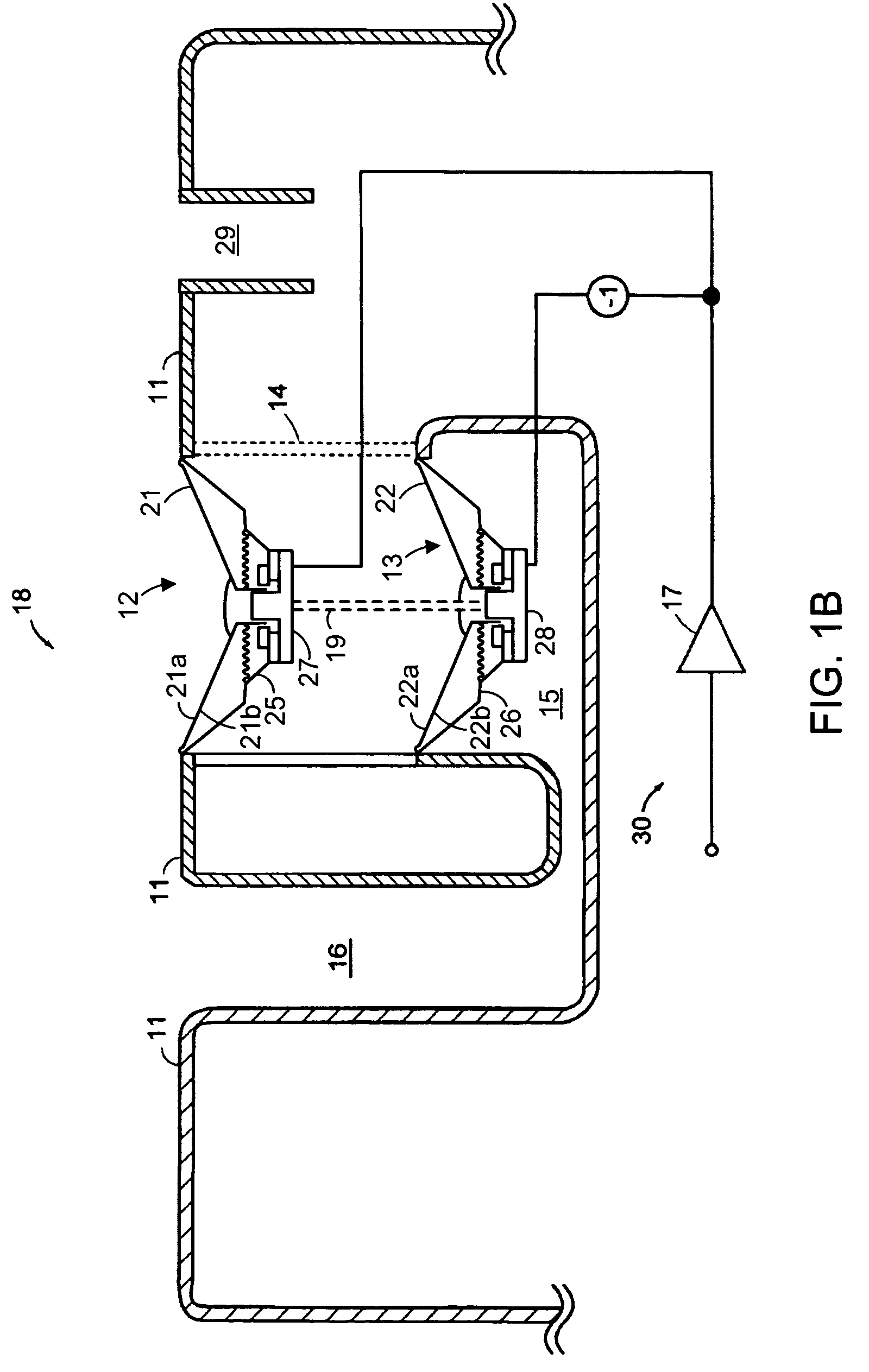 Baffle vibration reducing