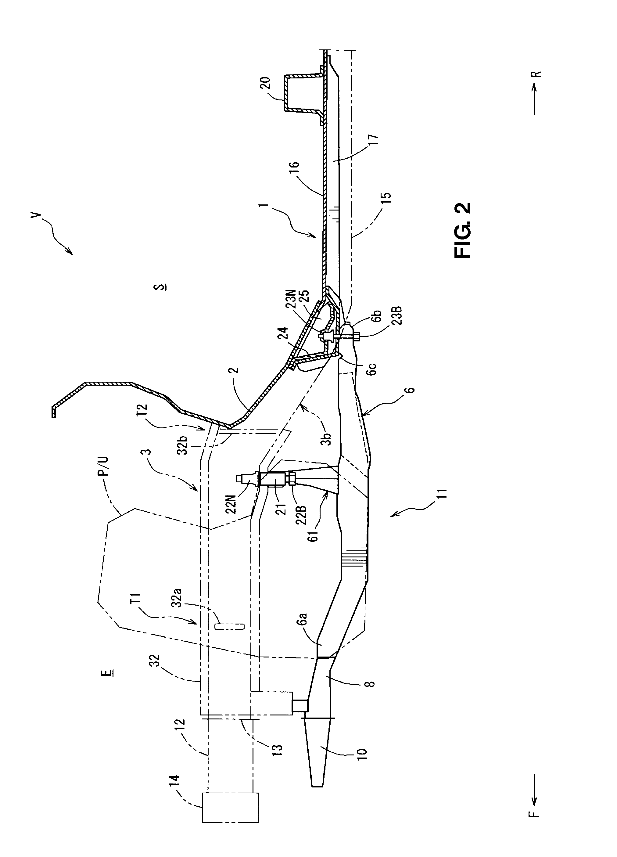 Lower structure of automotive vehicle