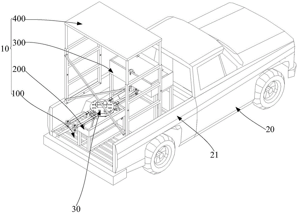 Vehicle-mounted plant protection unmanned aerial vehicle operation support system