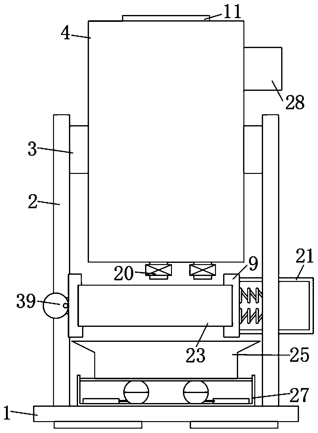 Flour grinding and screening equipment for coarse grains