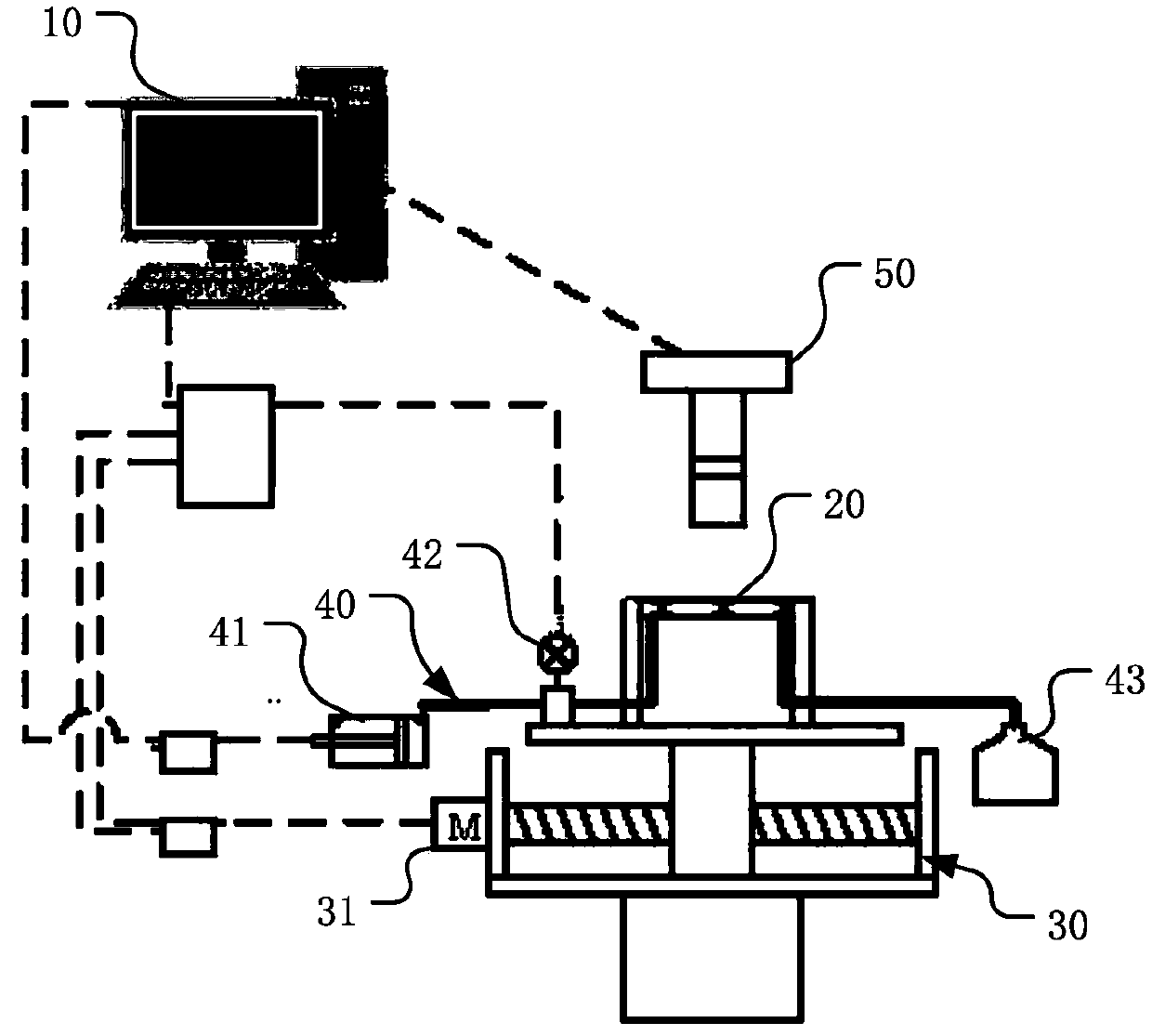 Method for obtaining gas-liquid phase interface in micron capillary channel