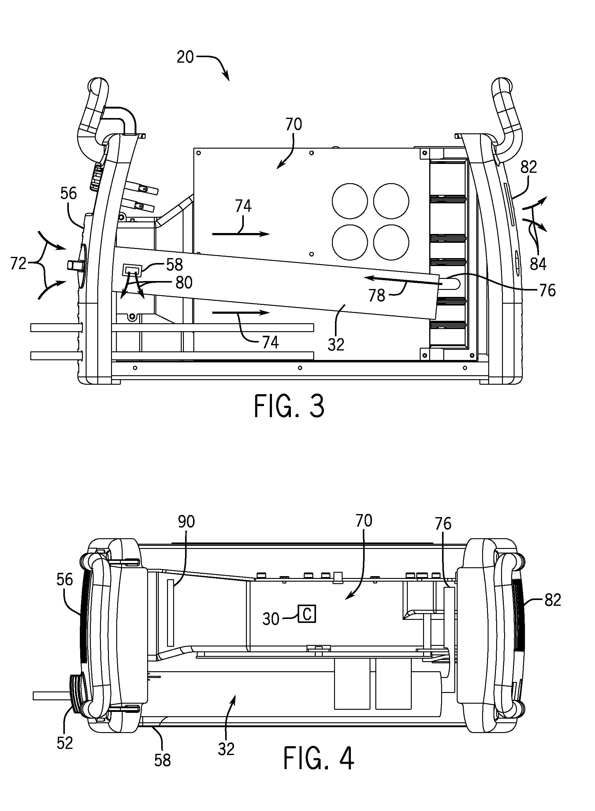 Integrated electrode dryer