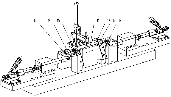 Processing method and auxiliary device of curved-beam motorcycle damper assembly