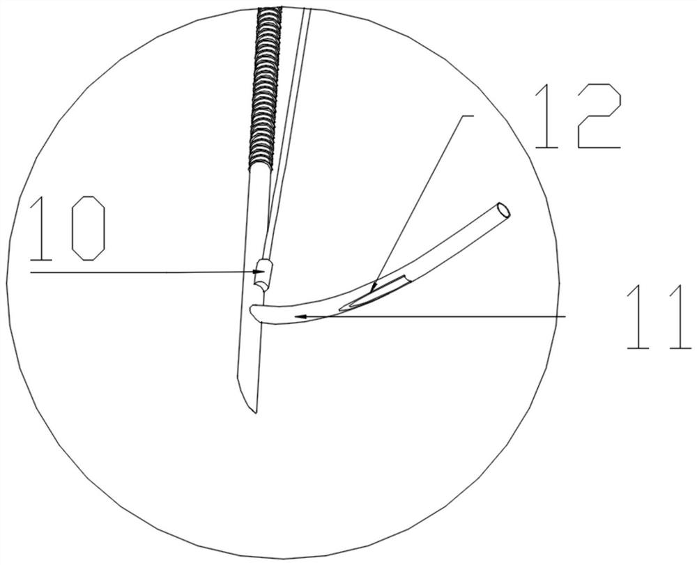 External spring structure of spray head of emulsion pump