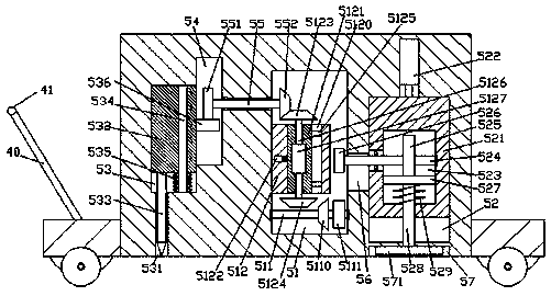 Improved floor tile compacting device for building decoration