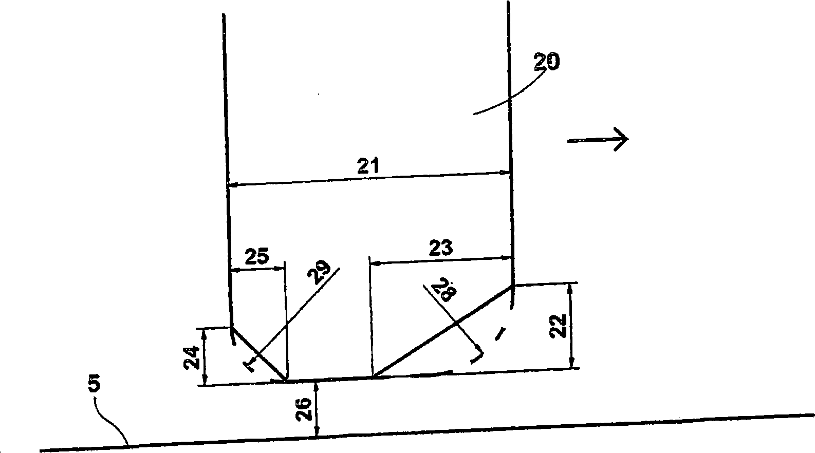 Device for producing a three-dimensional object in layers