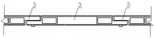 Passenger room underframe internal installation structure easy to dismount for urban rail vehicle