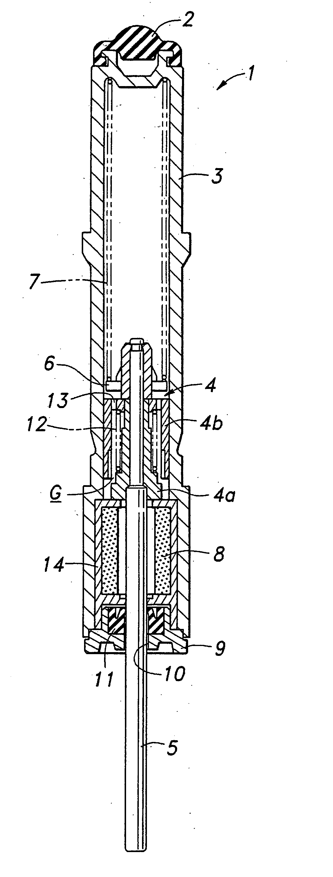 Shock absorbing device for moving body