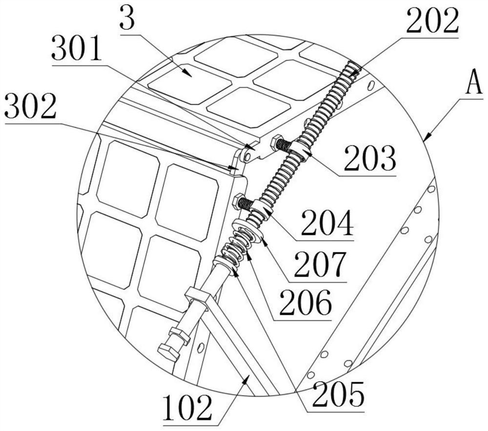 Solar cell panel device used for roof and convenient to store