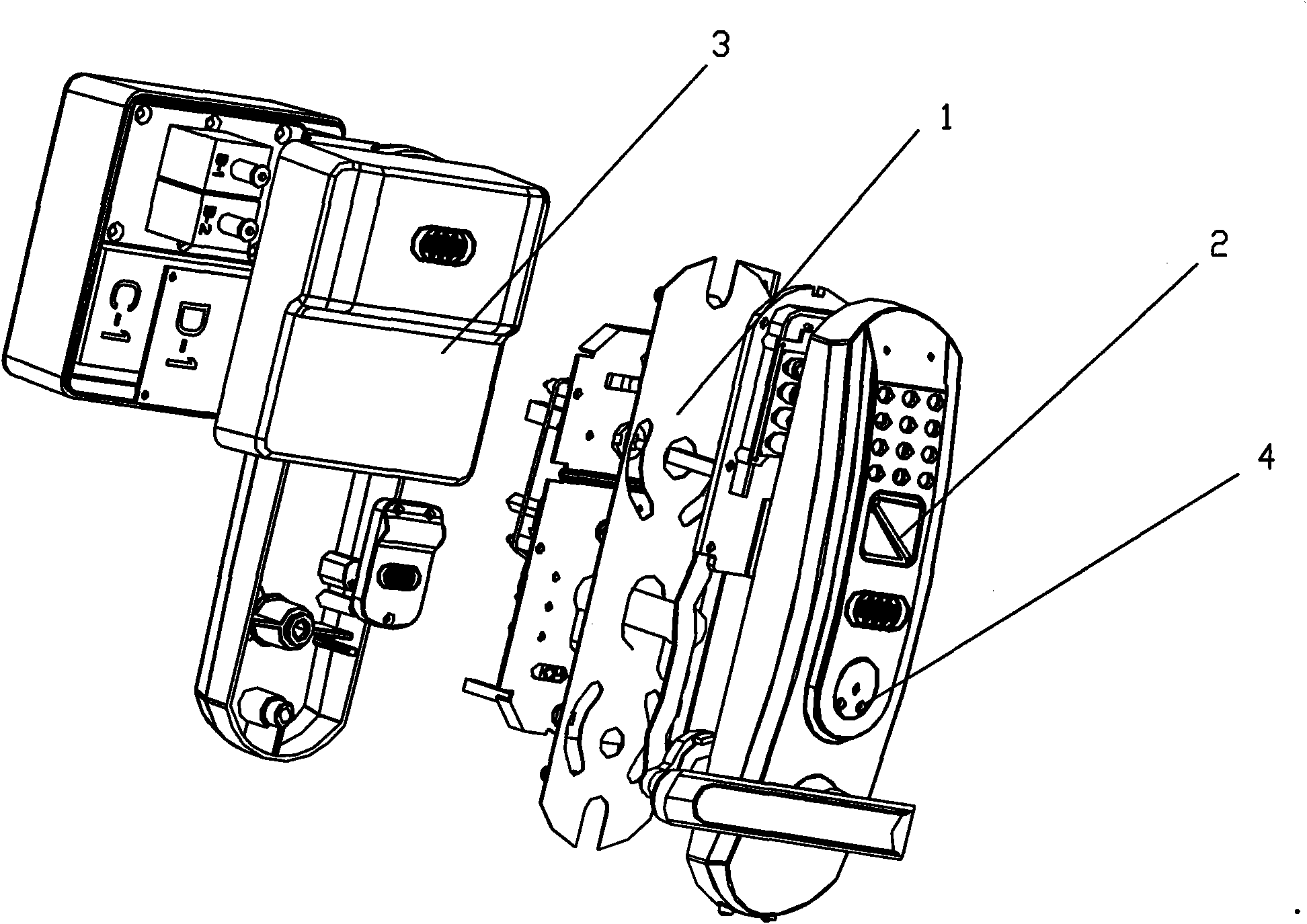 Anti-theft fingerprint lock supporting video and voice monitoring