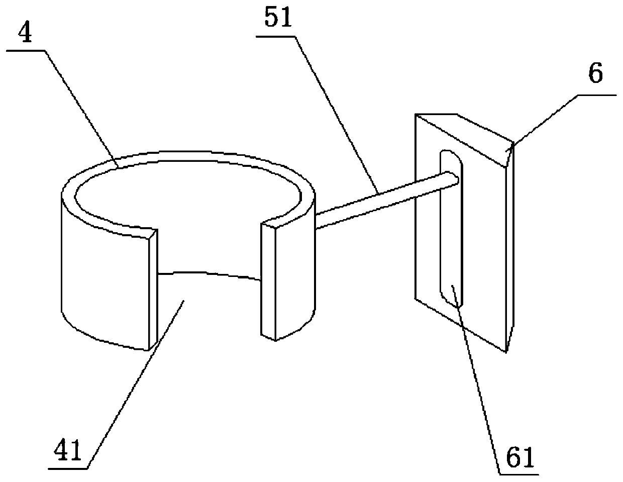 Device and method for preparing optical fiber preform loose body through VAD