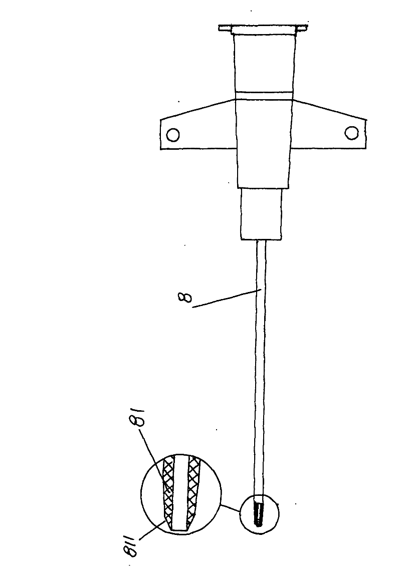 Remaining needle sleeve head forming machine