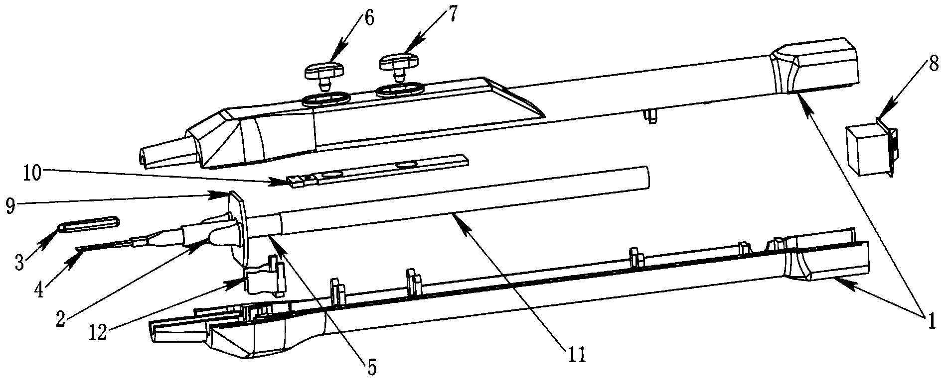 Disposable electric coagulation-cutting bleeding stop device