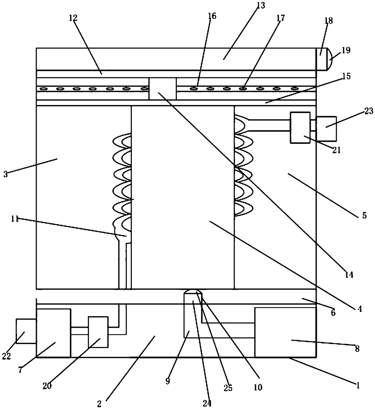 Ring main unit with heat sink