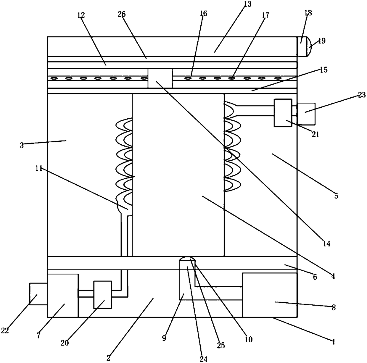 Ring main unit with heat sink