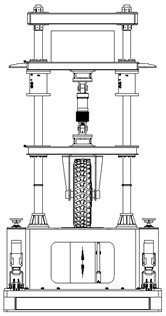 Hydro-pneumatic suspension test bed