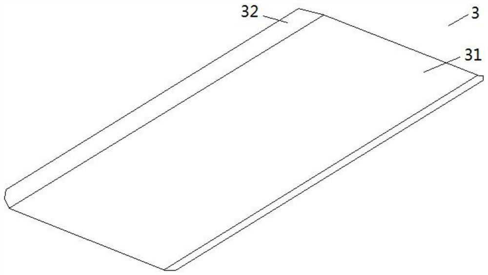 A 3D glass forming mold structure